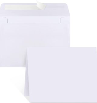 Blank Cards and Envelopes 4x6, 30 Pack White Invitation Cardstock with 30 Pack Envelopes, Thank you Blank Greeting Cards, for All Occasions DIY, Print custom