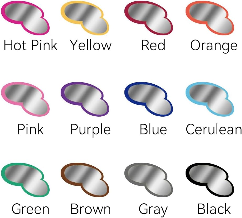 TRANSON 12pcs Outline Shimmering Markers with Metallic for Fun Art Drawing Craft DIY - Image 6