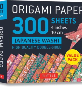 Origami Paper 300 sheets Japanese Washi Patterns 4" (10 cm): Tuttle Origami Paper: Double-Sided Origami Sheets Printed with 12 Different Designs